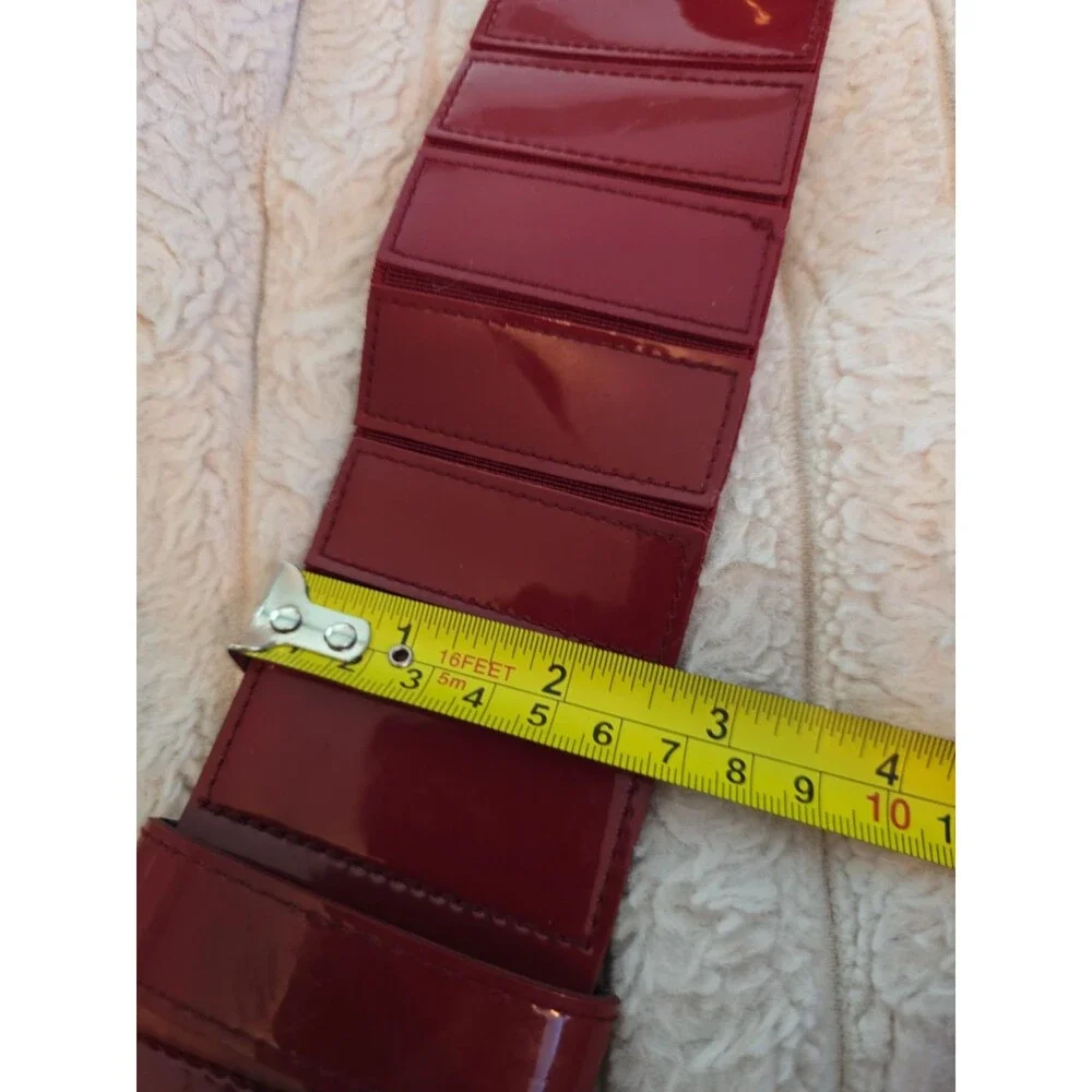 The Limited Red Stretchy Wide Belt Size 8 33